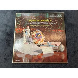 RUBINSTEIN CHOPIN Piano Concerto No 2 WALLENSTEIN RCA LM-2265 Mono LP SD